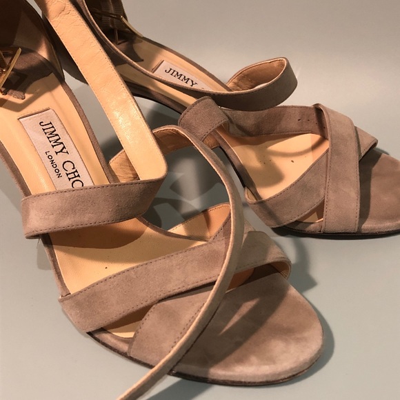 Jimmy Choo Tan Strapped Heels 🤎💛 - Picture 2 of 4